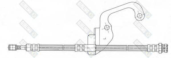 GIRLING 9004628 Гальмівний шланг