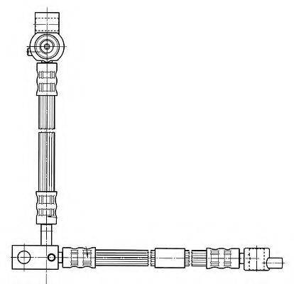 KAWE 512338 Гальмівний шланг