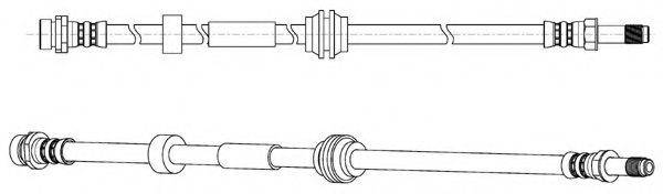 Гальмівний шланг KAWE 512596