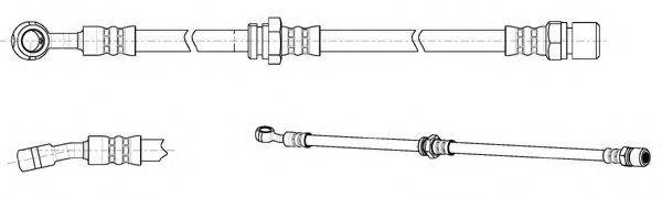 KAWE 512602 Гальмівний шланг