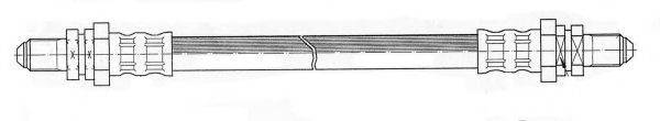 KAWE 510920 Гальмівний шланг