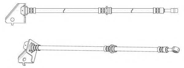 KAWE 512830 Гальмівний шланг