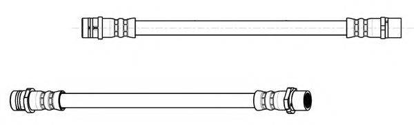 KAWE 514509 Гальмівний шланг