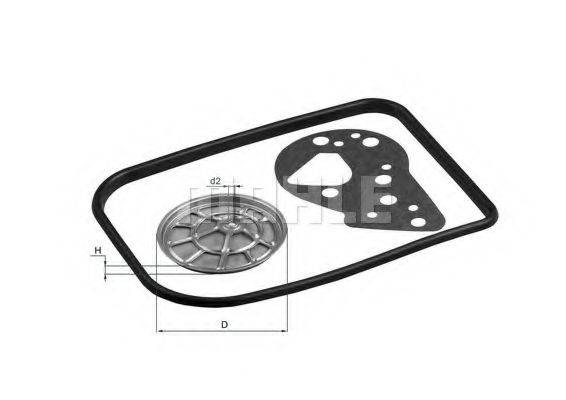 MAHLE ORIGINAL HX82D Гидрофильтр, автоматическая коробка передач