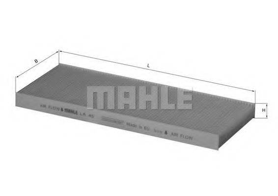 MAHLE ORIGINAL LA45 Фільтр, повітря у внутрішньому просторі