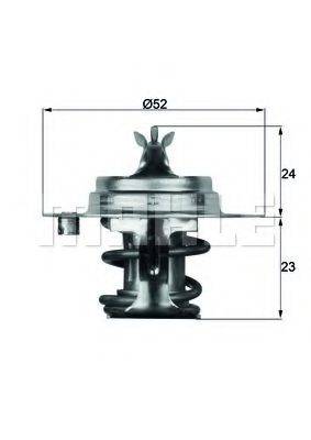 MAHLE ORIGINAL TX788D Термостат, що охолоджує рідину