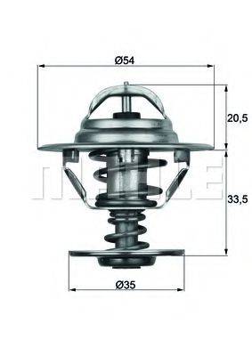 MAHLE ORIGINAL TX883D Термостат, що охолоджує рідину