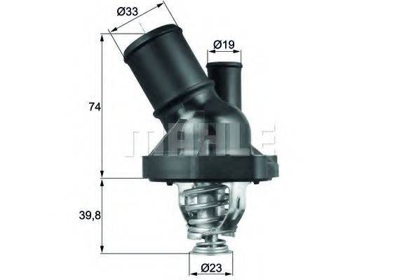 MAHLE ORIGINAL TI20090 Термостат, що охолоджує рідину