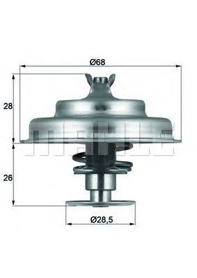 MAHLE ORIGINAL TX7580D Термостат, що охолоджує рідину