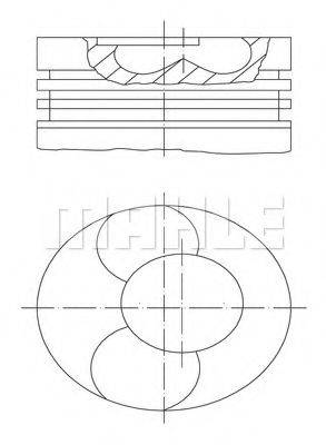 Поршень MAHLE ORIGINAL 028 PI 00112 002