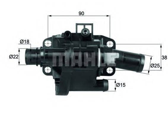 MAHLE ORIGINAL TH4183 Термостат, що охолоджує рідину