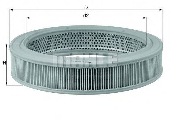 MAHLE ORIGINAL LX208 Воздушный фильтр