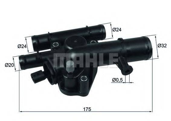 MAHLE ORIGINAL TI24389 Термостат, що охолоджує рідину