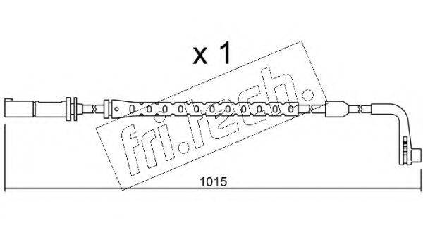 FRI.TECH. SU221 Сигналізатор, знос гальмівних колодок