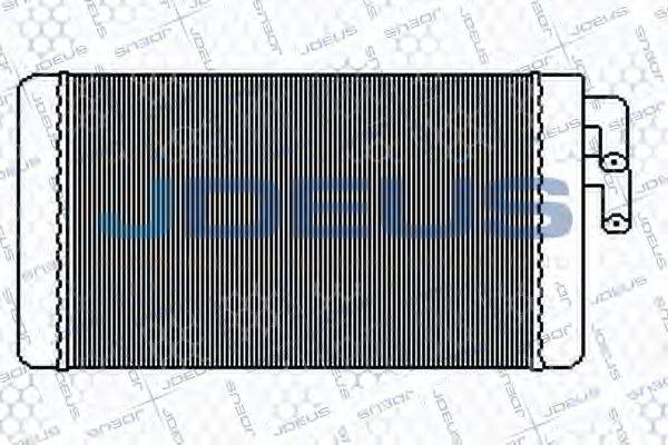 JDEUS 201M01 Теплообменник, отопление салона