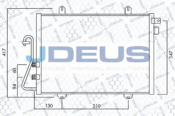 JDEUS 723M65 Конденсатор, кондиціонер