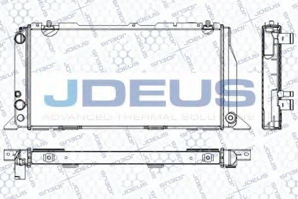 JDEUS RA0010090 Радиатор, охлаждение двигателя