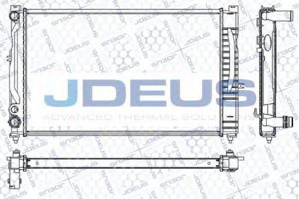 JDEUS RA0010180 Радіатор, охолодження двигуна