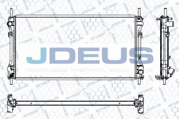 JDEUS RA0121110 Радіатор, охолодження двигуна