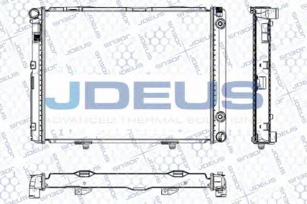 JDEUS RA0170120 Радиатор, охлаждение двигателя