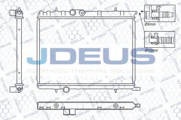 JDEUS RA0210331 Радіатор, охолодження двигуна