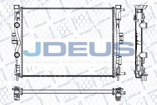 JDEUS RA0230700 Радіатор, охолодження двигуна