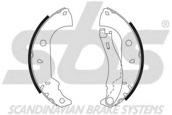 SBS 18502723483 Комплект гальмівних колодок