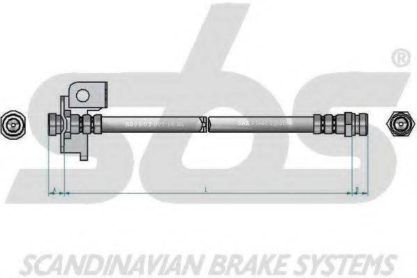 SBS 1330853481 Гальмівний шланг