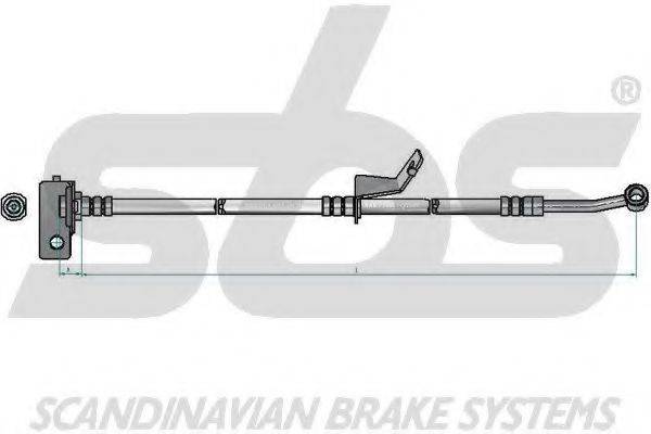 SBS 1330853483 Гальмівний шланг