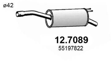 ASSO 127089 Глушник вихлопних газів кінцевий