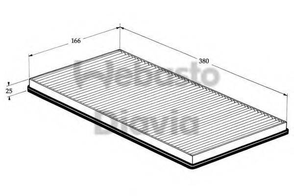 WEBASTO 82D0325077A Фільтр, повітря у внутрішньому просторі