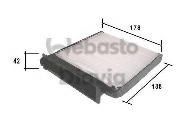 Фільтр, повітря у внутрішньому просторі WEBASTO 82D0325178A