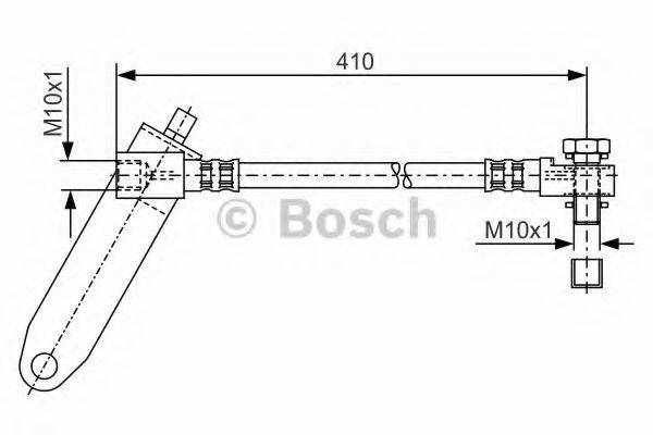 BOSCH 1987481047 Гальмівний шланг