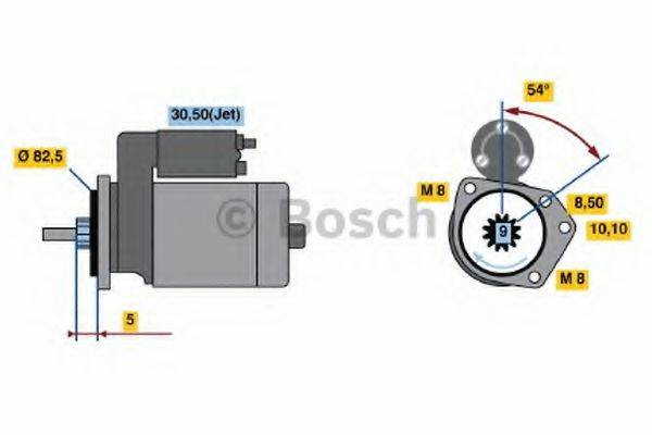 BOSCH 0001107103 Стартер