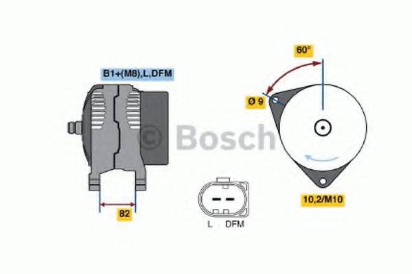 BOSCH 0124325036 Генератор