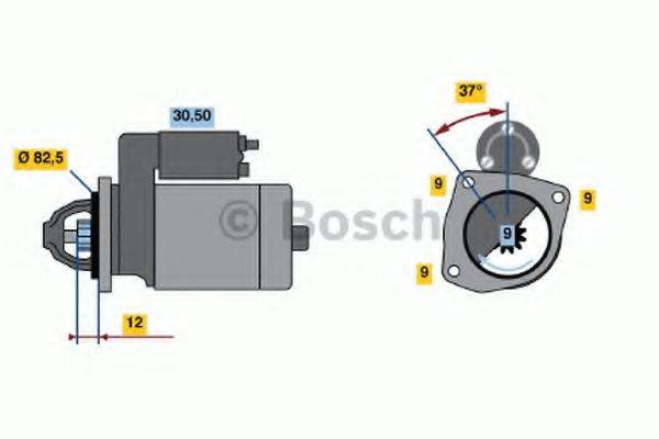 BOSCH 0986017790 Стартер