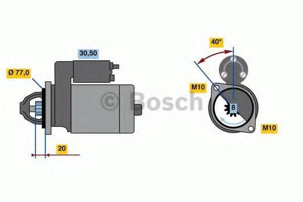 BOSCH 0986023750 Стартер