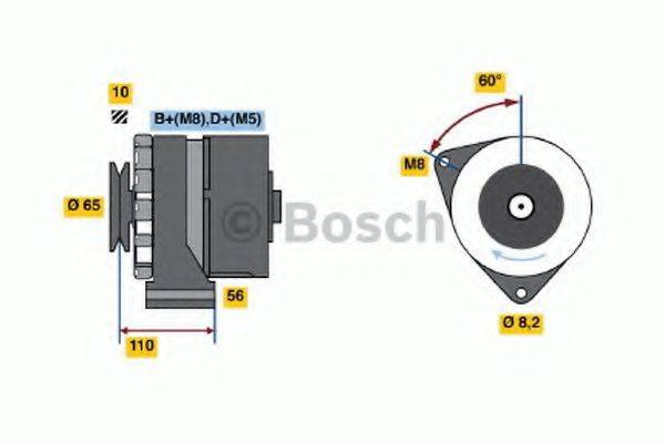 Генератор BOSCH 0 986 033 160