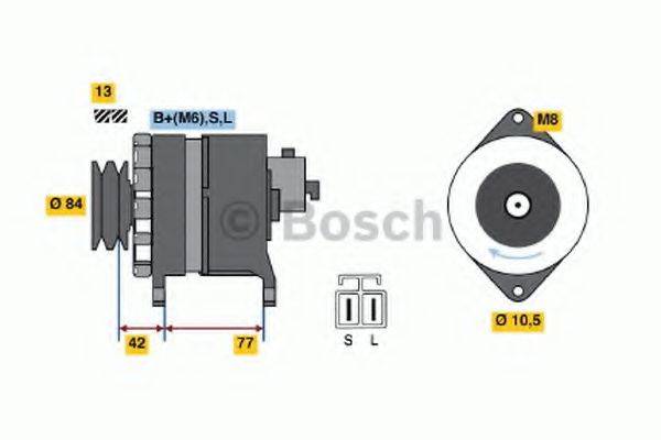 BOSCH 0986038501 Генератор