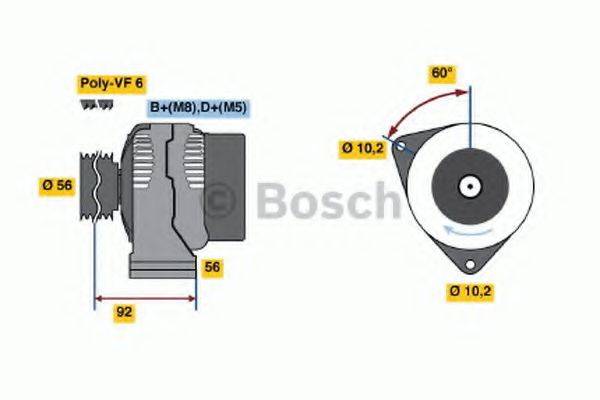 BOSCH 0123320047 Генератор