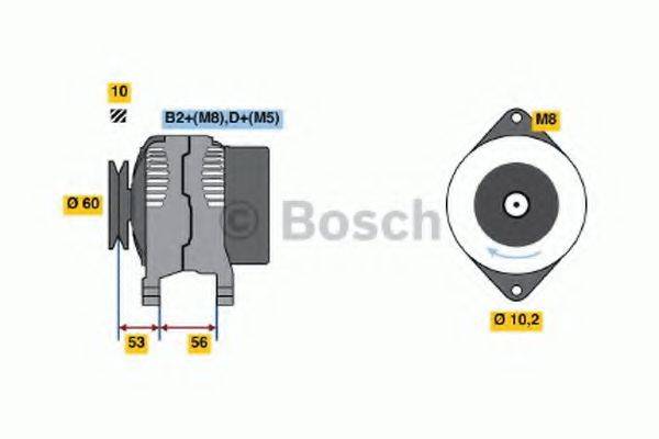 BOSCH 0124415010 Генератор