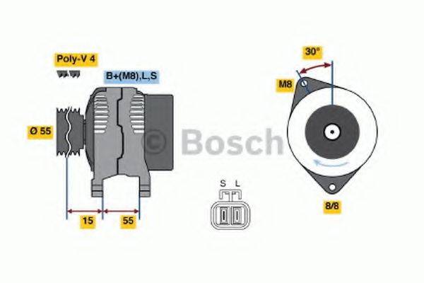 BOSCH 0986049191 Генератор