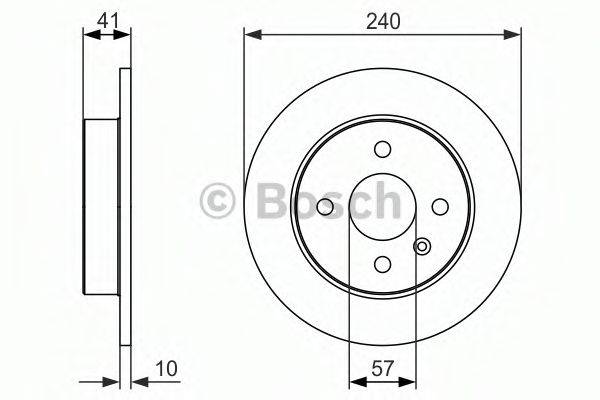 BOSCH 0986479918 гальмівний диск