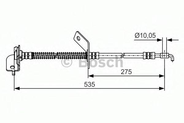 BOSCH 1987481414 Гальмівний шланг