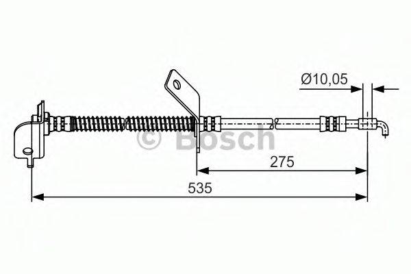 BOSCH 1987481415 Гальмівний шланг