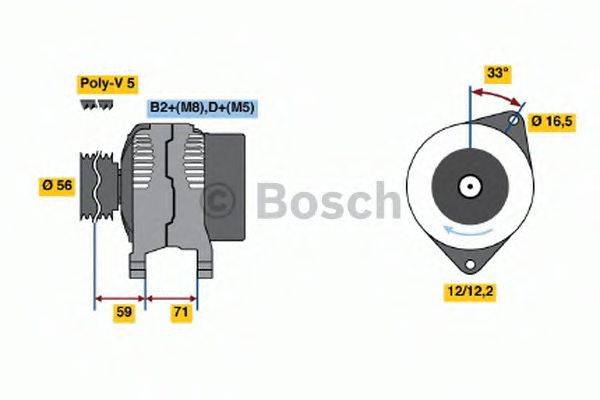 BOSCH 0124325146 Генератор