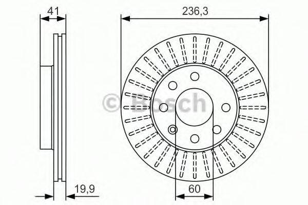 Тормозной диск BOSCH 0 986 479 S98