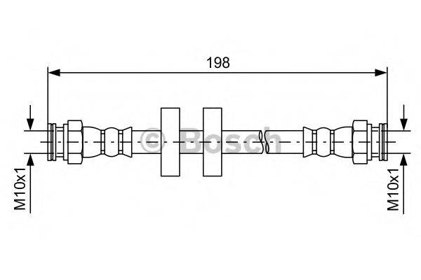 BOSCH 1987481581 Гальмівний шланг
