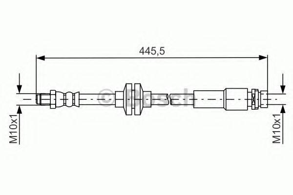 BOSCH 1987481668 Гальмівний шланг