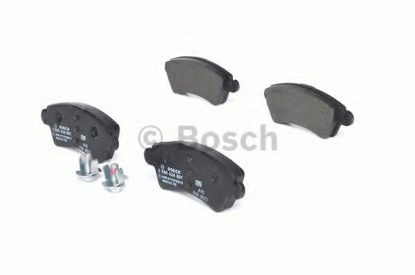 BOSCH 0986424801 Комплект гальмівних колодок, дискове гальмо